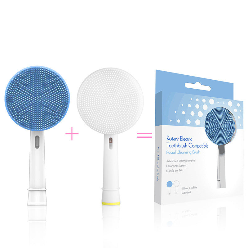 JMT-451338 Oule Electric Toothbrush Compatible Silica Gel Facial Cleanser - Gentle All-Purpose Face Wash