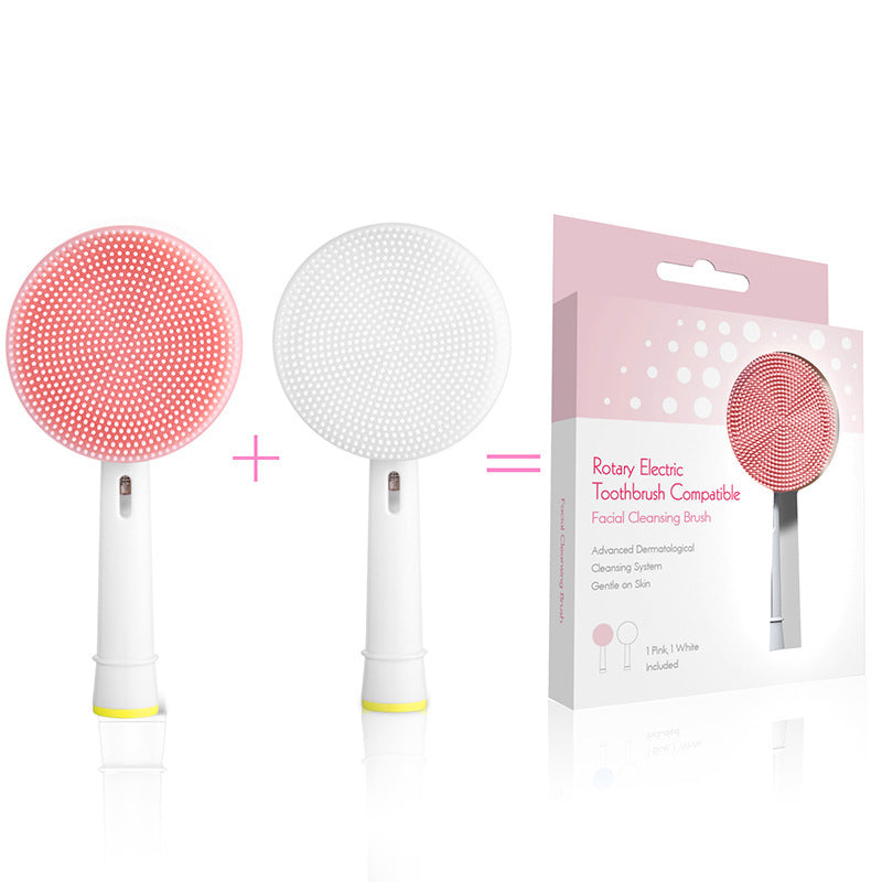 JMT-451338 Oule Electric Toothbrush Compatible Silica Gel Facial Cleanser - Gentle All-Purpose Face Wash