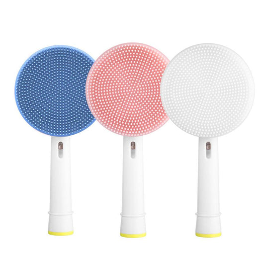 JMT-451338 Oule Electric Toothbrush Compatible Silica Gel Facial Cleanser - Gentle All-Purpose Face Wash
