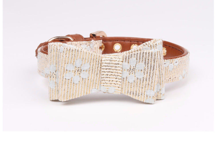 JMT-451594 Aminger Adjustable PU Bow Collar - Small, Medium, Large Options Available