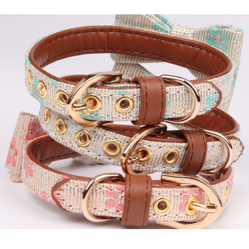 JMT-451594 Aminger Adjustable PU Bow Collar - Small, Medium, Large Options Available