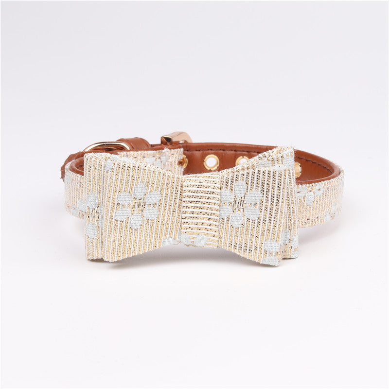 JMT-451594 Aminger Adjustable PU Bow Collar - Small, Medium, Large Options Available