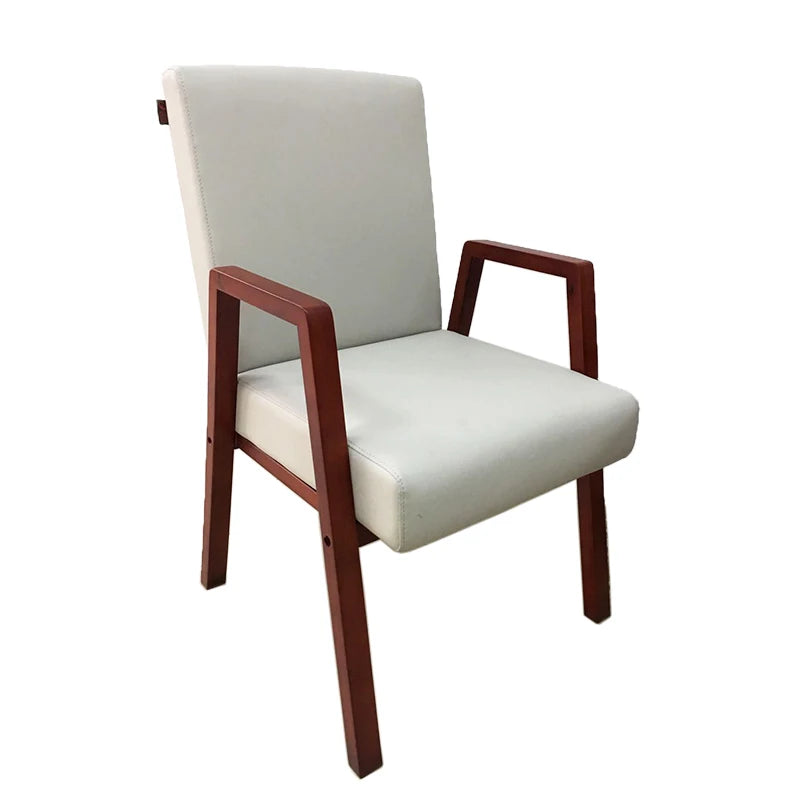 JMT-451850 Elegant Wooden Almirah with Unfinished Wood Frames and Versatile Dining/Office Arm Chair