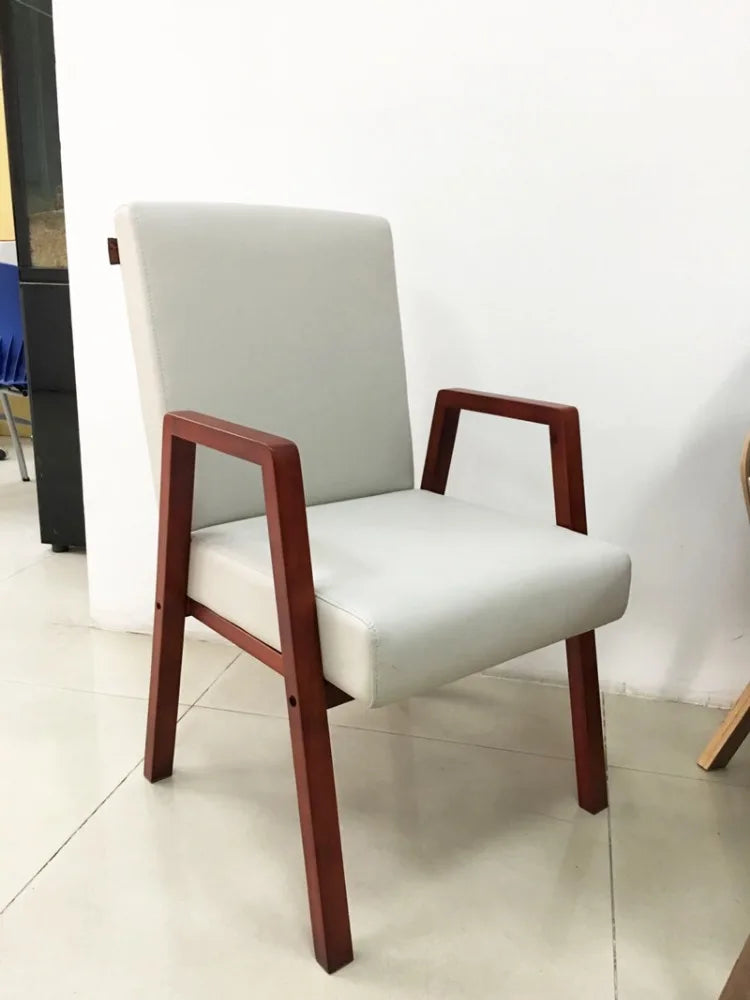 JMT-451850 Elegant Wooden Almirah with Unfinished Wood Frames and Versatile Dining/Office Arm Chair