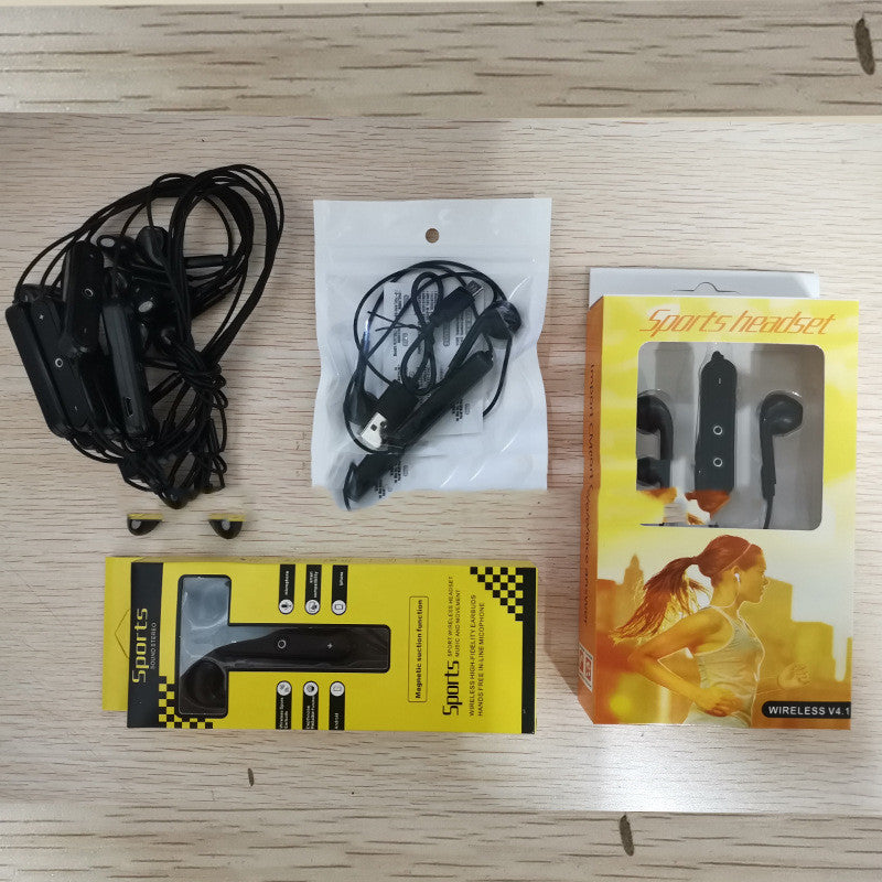 JMT-451914 Wireless Bluetooth Neckband Headset with Call and Music Support, Stereo Sound, 10m Range