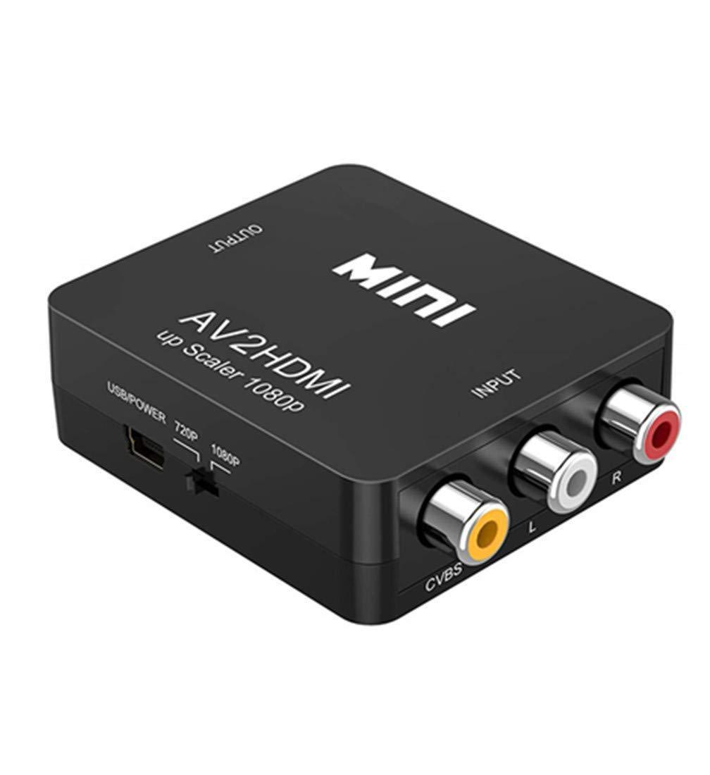 JMT-452042 AV to HDMI Mini HD Video Converter with 1080P Resolution, Compatible with All Systems