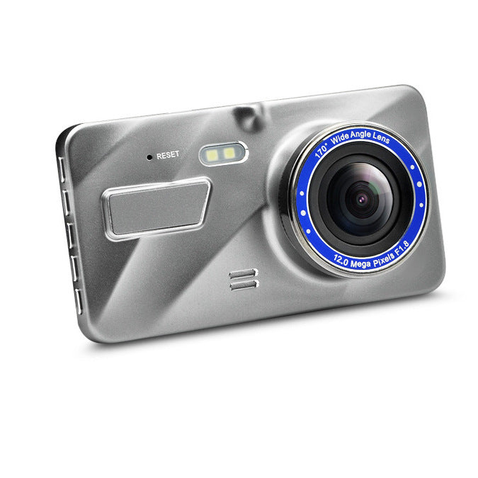 JMT-452106 4-Inch 1080p Dual Lens Driving Recorder with Front and Rear Cameras