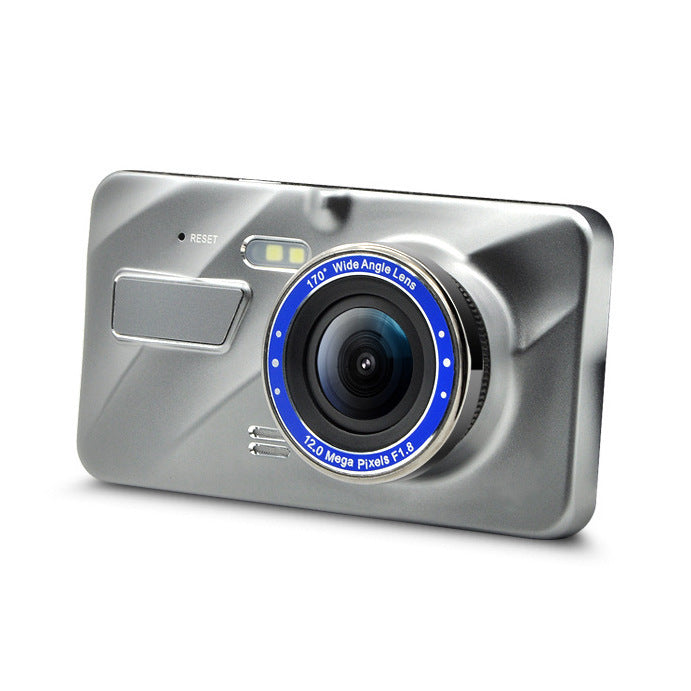 JMT-452106 4-Inch 1080p Dual Lens Driving Recorder with Front and Rear Cameras