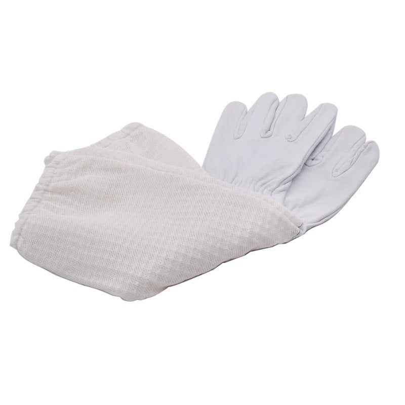 JMT-452170 Sheepskin Anti-Bee Gloves with Three-Layer Breathable Mesh Protection