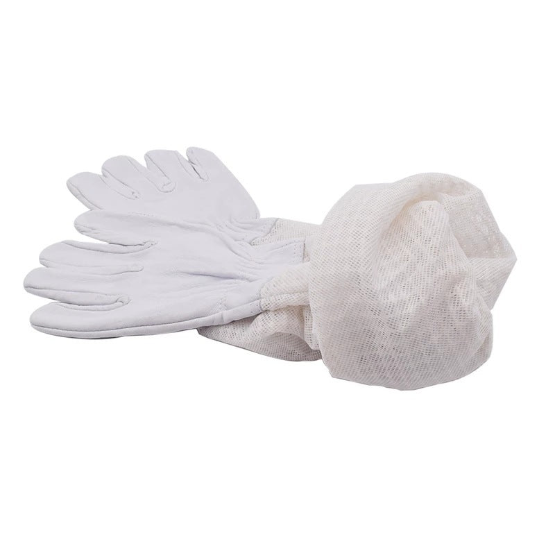 JMT-452170 Sheepskin Anti-Bee Gloves with Three-Layer Breathable Mesh Protection