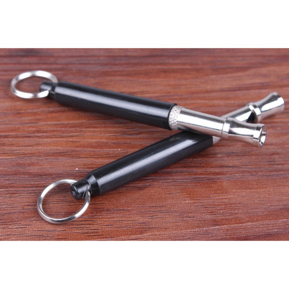 JMT-452234 Ultrasonic Dog Training Whistle for Effective Obedience Commands - Metal & Plastic, 80mm Length