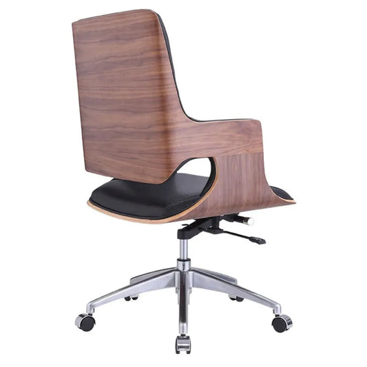 JMT-453002 Modern Miniature Bentwood Rocking Arm Chair with Adjustable Height and 360-Degree Swivel Function
