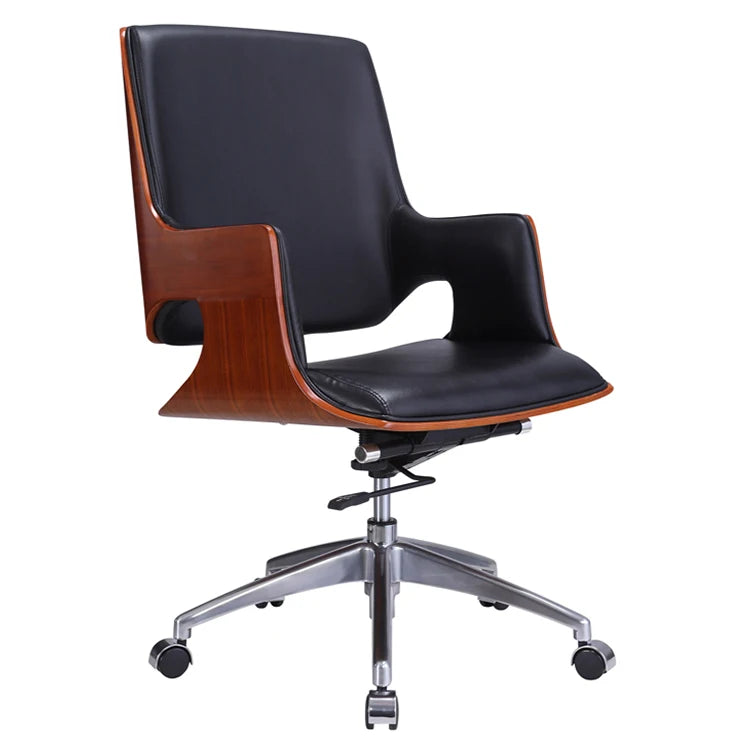 JMT-453002 Modern Miniature Bentwood Rocking Arm Chair with Adjustable Height and 360-Degree Swivel Function