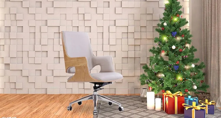 JMT-453002 Modern Miniature Bentwood Rocking Arm Chair with Adjustable Height and 360-Degree Swivel Function
