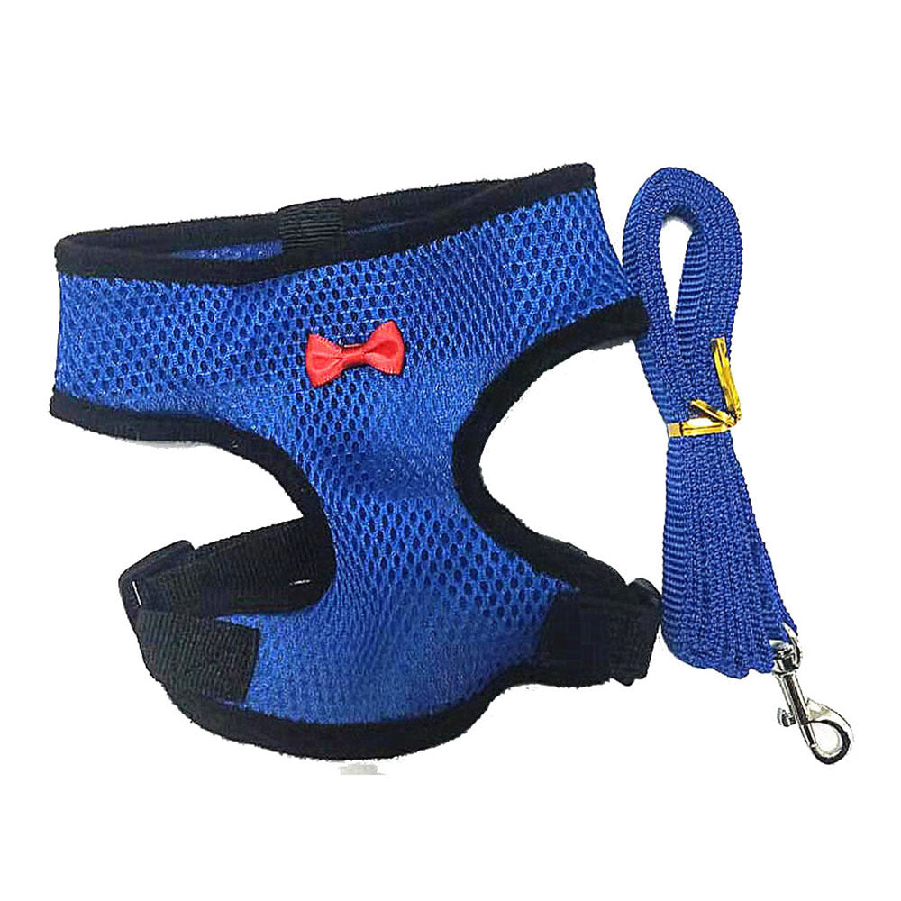 JMT-453066 Pet Harness and Vest Set for Ducks and Hens with Matching Collars, Adjustable Sizes and Traction Rope