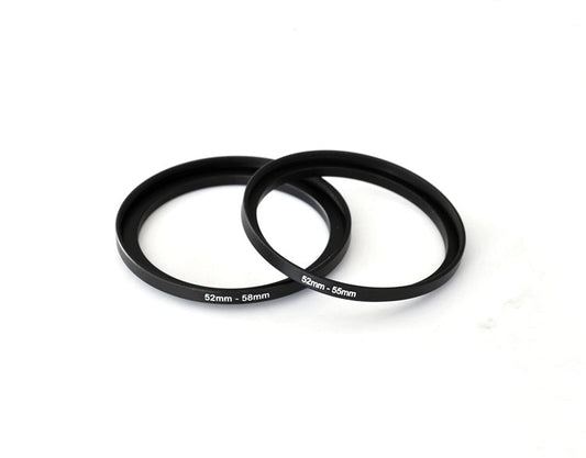 JMT-453258 Metal Lens Adapter Filter Set for Camera Accessories, Includes Step-Up Rings 49mm to 77mm