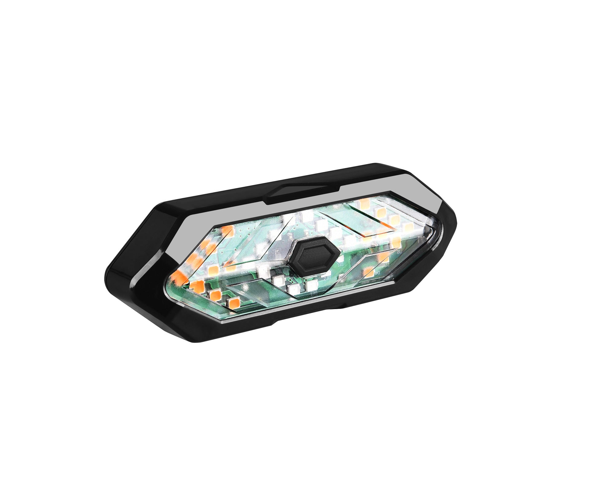 JMT-453450 USB Rechargeable Waterproof Turn Signal Tail Light with Remote Control and Horn for Night Riding