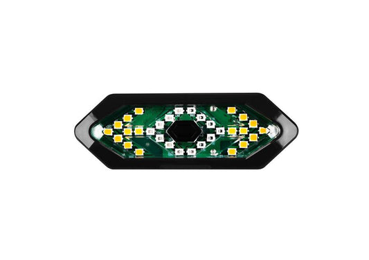 JMT-453450 USB Rechargeable Waterproof Turn Signal Tail Light with Remote Control and Horn for Night Riding