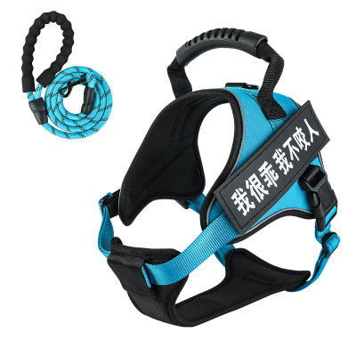 JMT-453578 Adjustable Pet Harness with Matching Leash - Multiple Colors Available