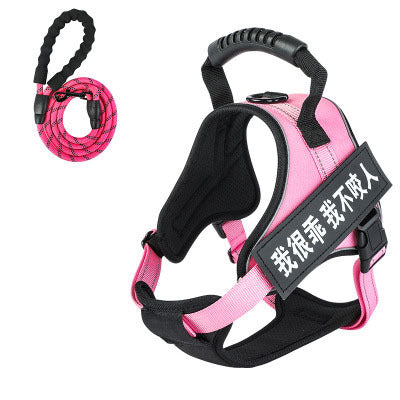 JMT-453578 Adjustable Pet Harness with Matching Leash - Multiple Colors Available