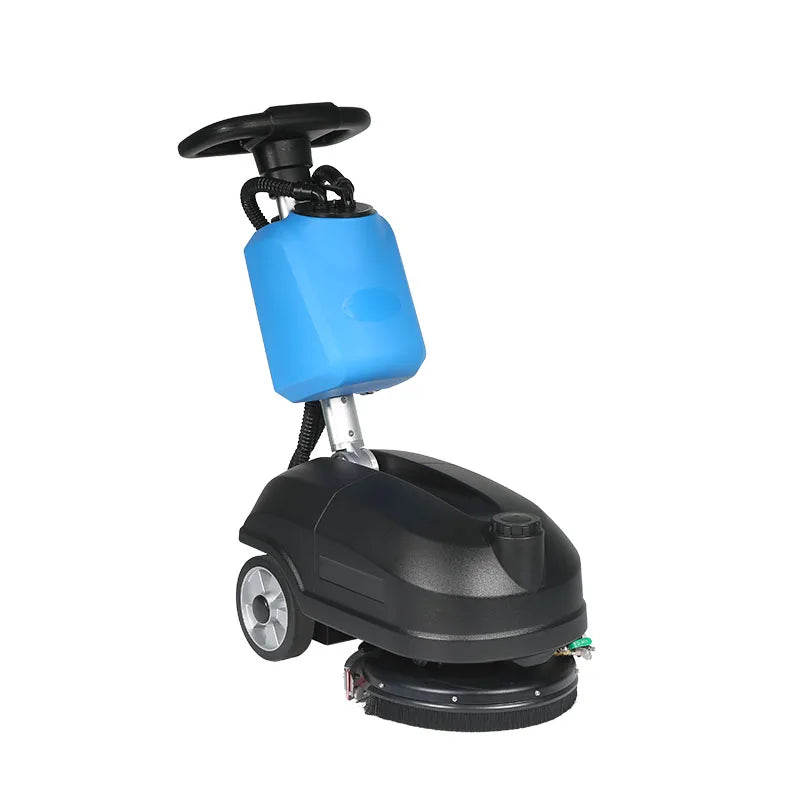 JMT-453706 14-Inch Commercial Walk Behind Single Disc Floor Scrubber for Gym and Epoxy Surfaces
