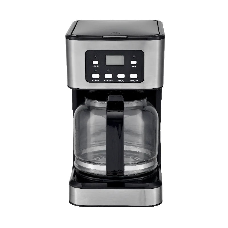 JMT-454666 Professional 1.5 L Drip Coffee Maker with LED Display for 12 Cups Brewing