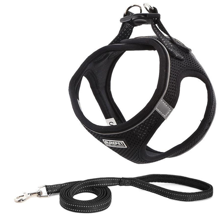 JMT-454730 Lightweight Reflective Dog Chest Harness and Leash Set for All Breeds