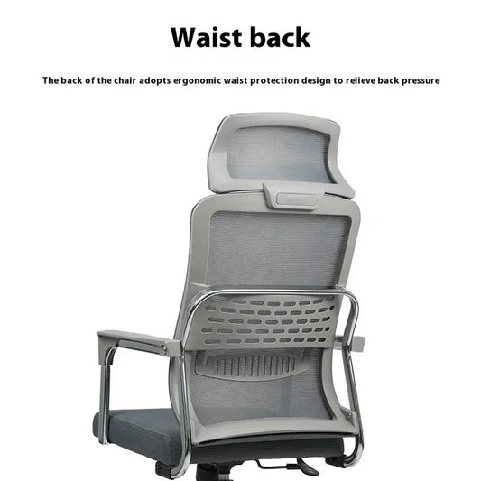 JMT-455306 Ergonomic Executive Swivel Office Chair with Neck Support and Adjustable Height
