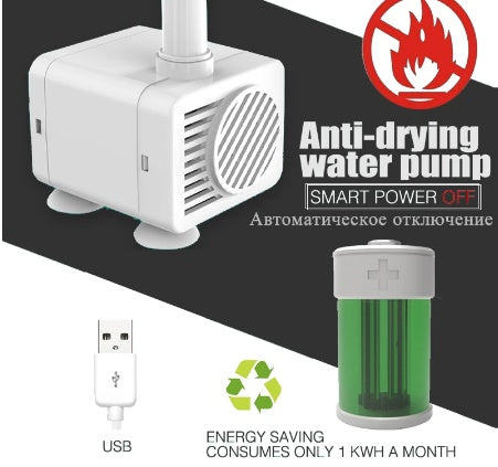 JMT-455562 Automatic Pet Water Dispenser Pump with Adjustable Flow and Quiet Operation