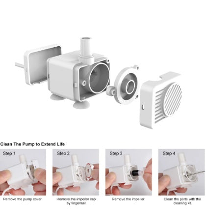 JMT-455562 Automatic Pet Water Dispenser Pump with Adjustable Flow and Quiet Operation