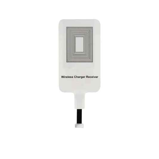 JMT-455562 Wireless Charging Receiver for Apple and Android Devices - Type-C Compatible, White