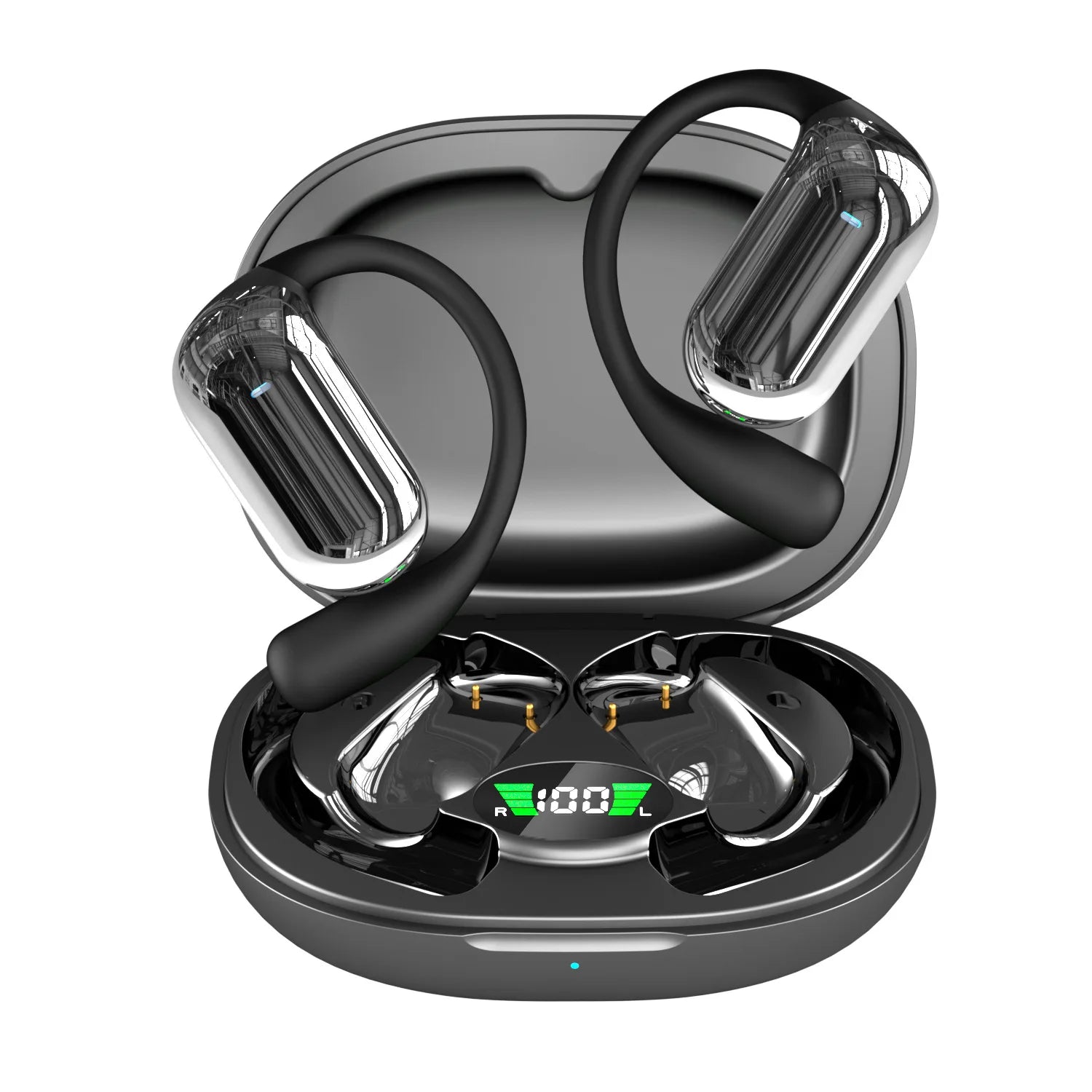 JMT-455562 Wireless Sport Headset with Noise Reduction and LED Display for Active Lifestyles