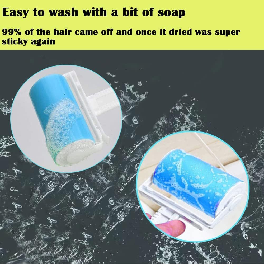 JMT-455626 Reusable Washable Lint Roller for Dog and Cat Hair Removal – Easy to Clean and Portable Pet Hair Cleaner
