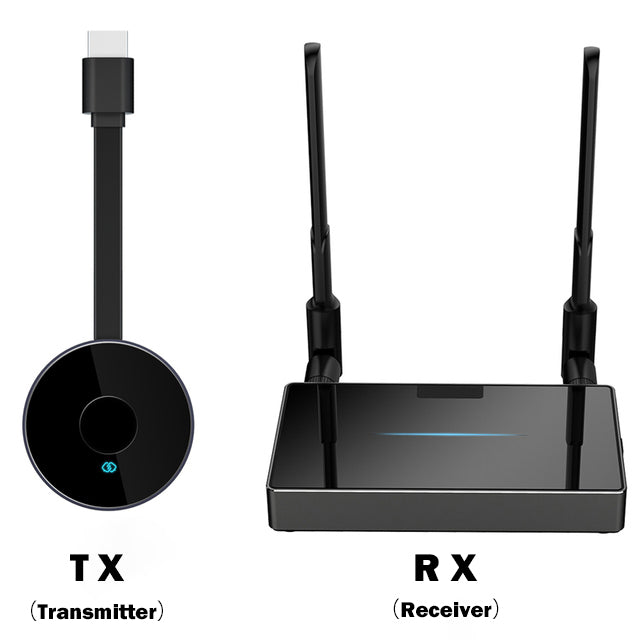 JMT-456202 Wireless HDMI to VGA Screen Transmitter - 50 Meters, 4 Senders to 1 Receiver
