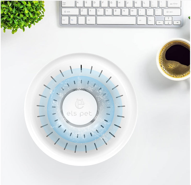 JMT-456714 Pet Water Dispenser with Circulation Filtration and Silent Pump, 2.5L Capacity