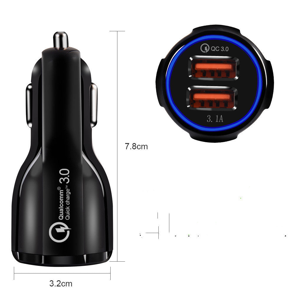 JMT-457034 Dual USB Car Charger 6.0A with Quick Charge 3.0 - Fast Charging for All Mobile Devices