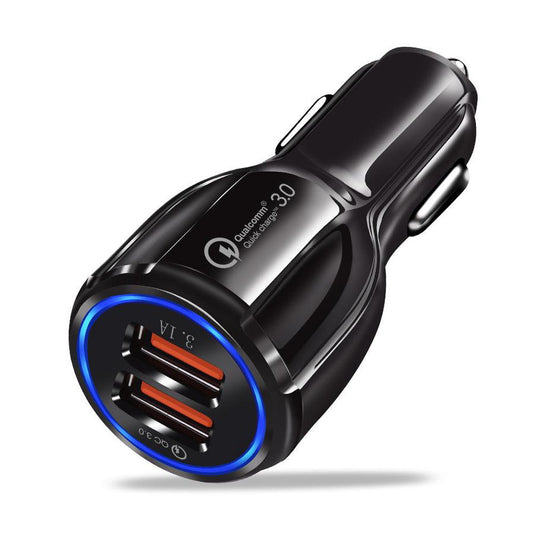 JMT-457034 Dual USB Car Charger 6.0A with Quick Charge 3.0 - Fast Charging for All Mobile Devices
