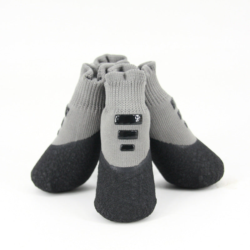 JMT-457162 Waterproof Anti-Slip Pet Shoes for Outdoor Use – Warm and Wear-Resistant Dog Sneakers