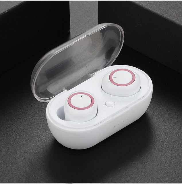 JMT-457354 Wireless Bluetooth Headset with 10m Range, 5-Hour Battery Life and Charging Case