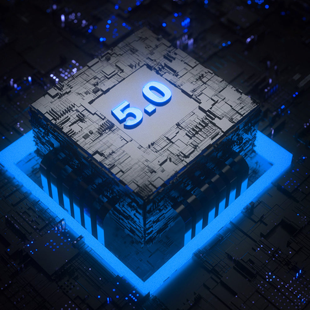 JMT-457354 Wireless Bluetooth Headset with 10m Range, 5-Hour Battery Life and Charging Case