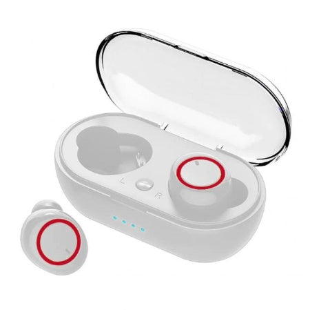 JMT-457354 Wireless Bluetooth Headset with 10m Range, 5-Hour Battery Life and Charging Case