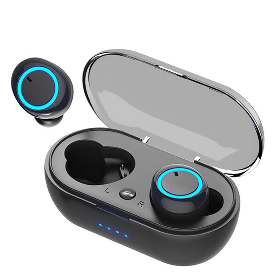 JMT-457354 Wireless Bluetooth Headset with 10m Range, 5-Hour Battery Life and Charging Case