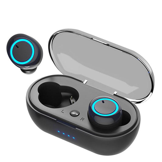 JMT-457354 Wireless Bluetooth Headset with 10m Range, 5-Hour Battery Life and Charging Case