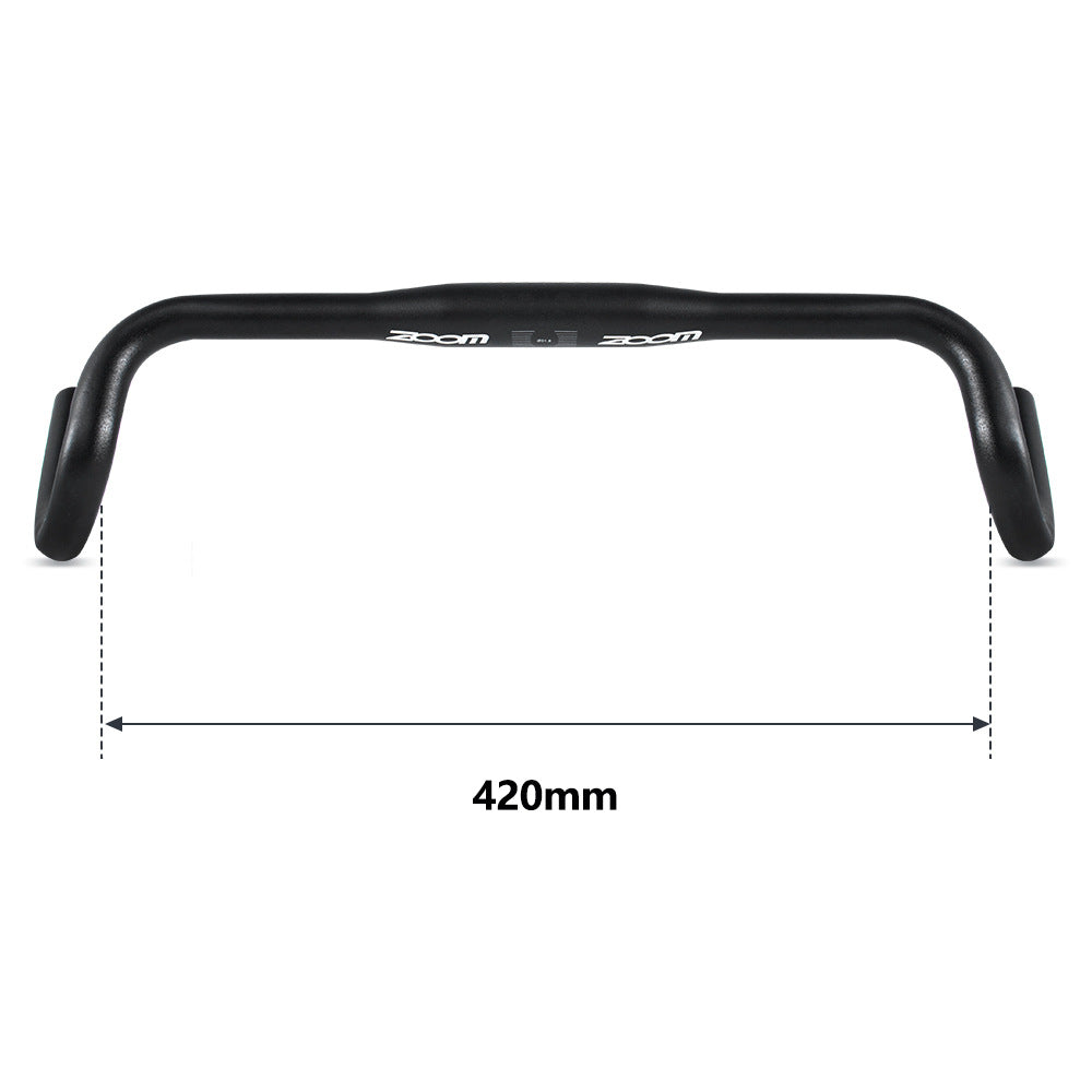 JMT-457610 Aluminum Alloy 420mm Bent Road Bike Handlebar for Racing