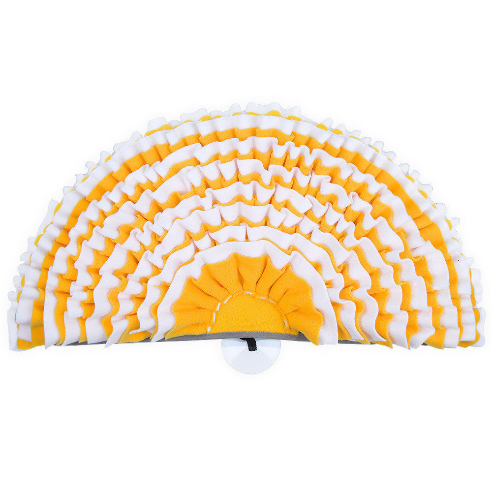 JMT-457674 Semi-Round Pet Sniffer Pad for Slow Food with Shaker Velvet Material, 60 x 30 x 5 cm