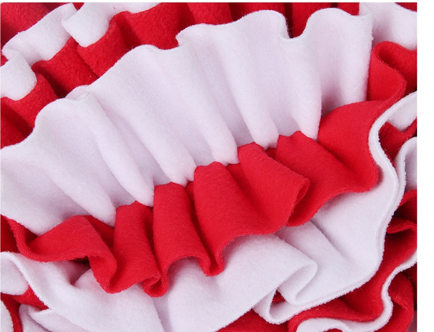 JMT-457674 Semi-Round Pet Sniffer Pad for Slow Food with Shaker Velvet Material, 60 x 30 x 5 cm