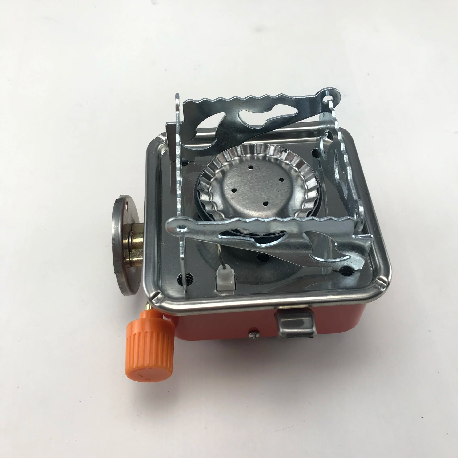 JMT-457738 Portable Folding Mini One Burner Gas Stove for Travel, Camping and Picnics