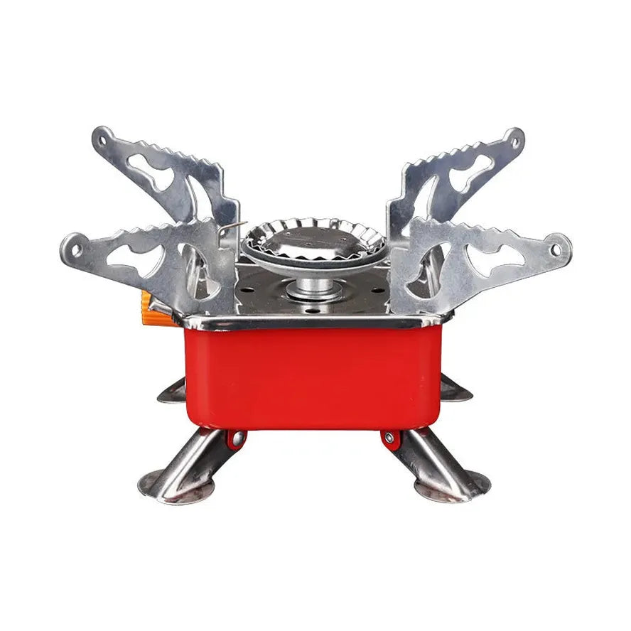 JMT-457738 Portable Folding Mini One Burner Gas Stove for Travel, Camping and Picnics