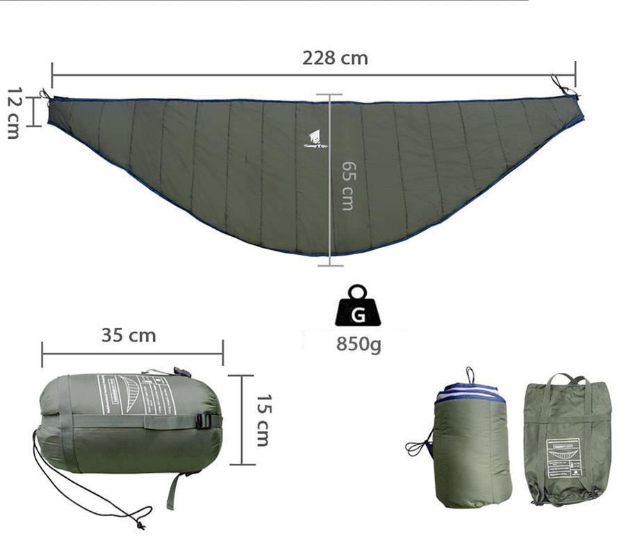 JMT-457738 Portable Waterproof Folding Hammock for Outdoor Camping and Leisure Use