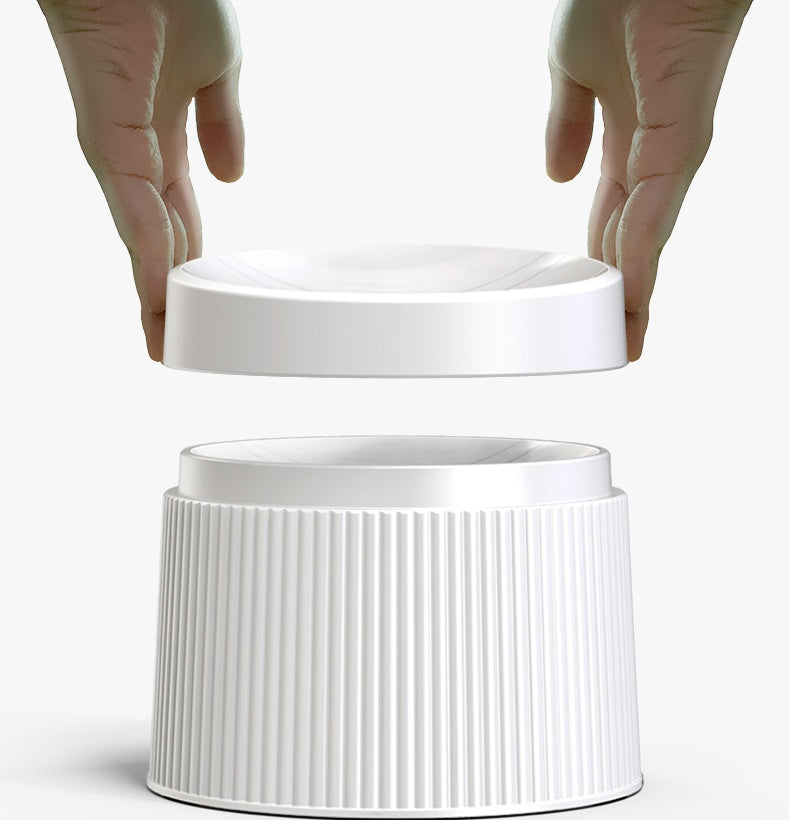 JMT-457866 Geometric Double Cat Bowl - A5 Food Grade Melamine, 194mm Diameter, 145mm Height